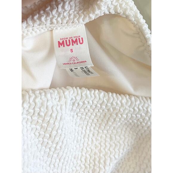 Show Me Your Mumu The Scrunch One Piece in Ivory Scrunch S - Picture 4 of 6